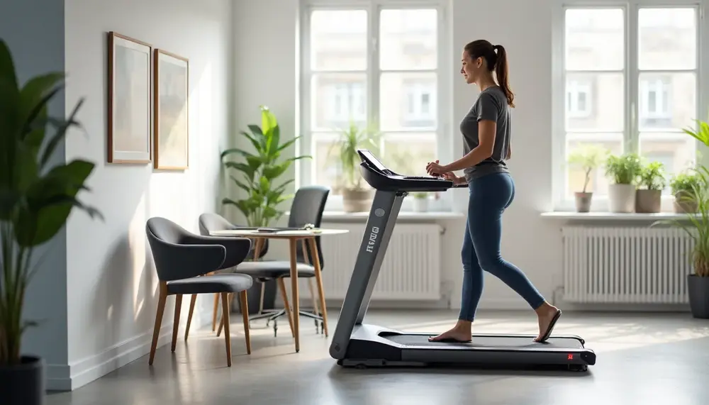 Das ideale Laufband für den Schreibtisch mit 180 kg Tragkraft